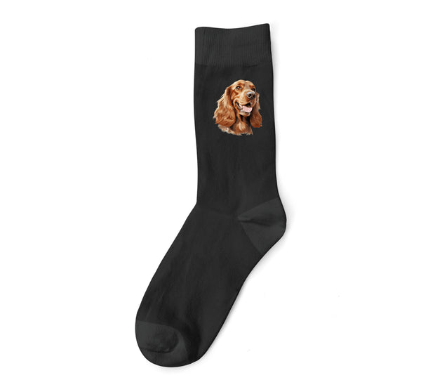English Cocker Spaniel Dog DTF Transfer Gift Iron On Transfer Do it Yourself Heat Press for Clothing T Shirt Any Material Long Lasting (ECOCKS014)