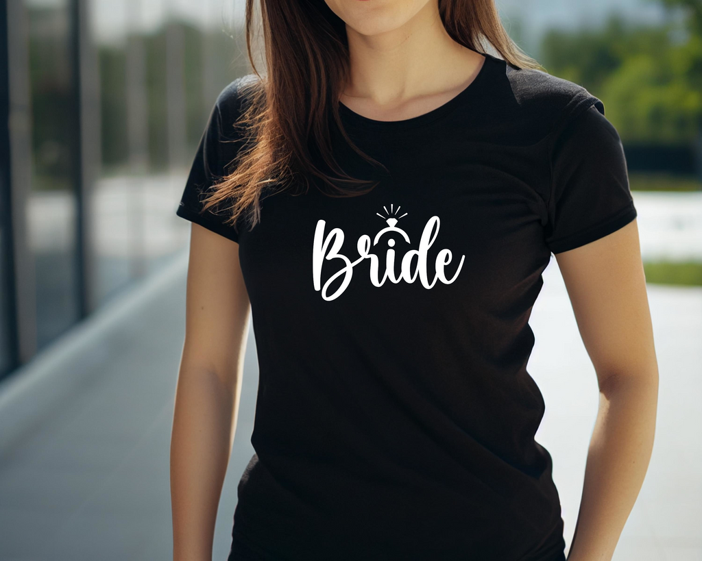 Wedding Hen Do Party DTF Transfer - Bride - Do it Yourself Iron On Heat Press Hot or Cold Peel Shirt Any Material Long Lasting Full Colour