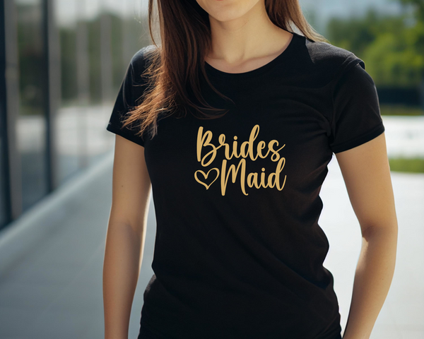 Wedding Hen Do Party DTF Transfer - Bridesmaid - Do it Yourself Iron On Heat Press Hot or Cold Peel Shirt Any Material Long Lasting Full Colour