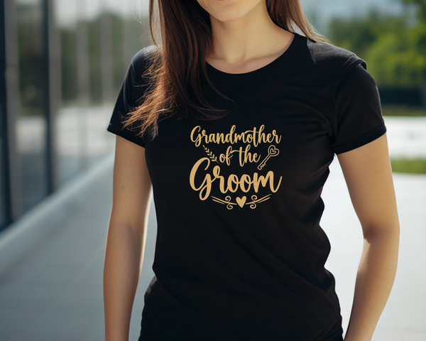 Wedding Hen Do Party DTF Transfer - Grandmother of Groom - Do it Yourself Iron On Heat Press Hot or Cold Peel Shirt Any Material Long Lasting Full Colour