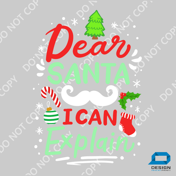 Christmas DTF Transfer - Christmas Meltdown - Do it Yourself Iron On or Heat Press Hot Cold Peel T Shirt Any Material Full Colour