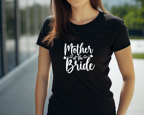 Wedding Hen Do Party DTF Transfer - Mother of Bride - Do it Yourself Iron On Heat Press Hot or Cold Peel Shirt Any Material Long Lasting Full Colour