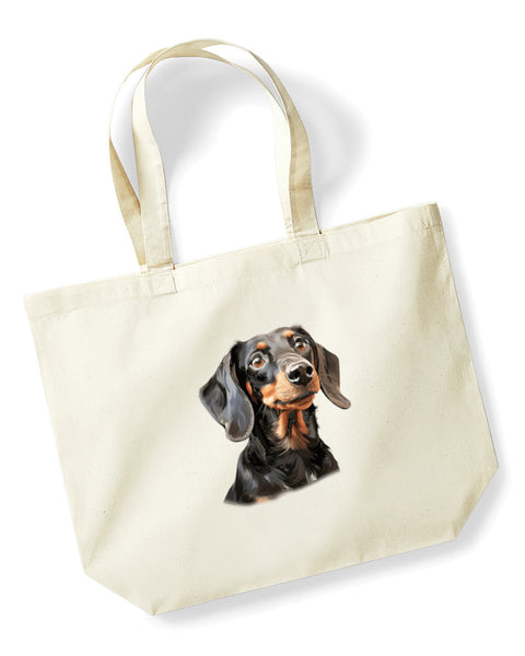 Dachshund Dog DTF Transfer Gift Iron On Transfer Do it Yourself Heat Press Hot Cold Peel for Clothing T Shirt Any Material Long Lasting (DACH049)