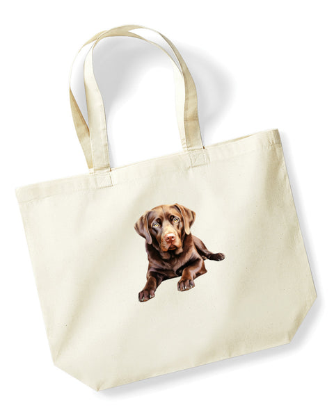 Labrador Dog DTF Transfer Gift Iron On Transfer Do it Yourself Heat Press Hot Cold Peel for Clothing T Shirt Any Material Long Lasting (LABCHOC007)