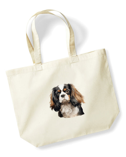 Cavalier King Charles Spaniel Dog DTF Transfer Gift Iron On Transfer Do it Yourself Heat Press for Clothing T Shirt Any Material Long Lasting (KCCS043)
