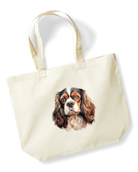 Cavalier King Charles Spaniel Dog DTF Transfer Gift Iron On Transfer Do it Yourself Heat Press for Clothing T Shirt Any Material Long Lasting (KCCS042)