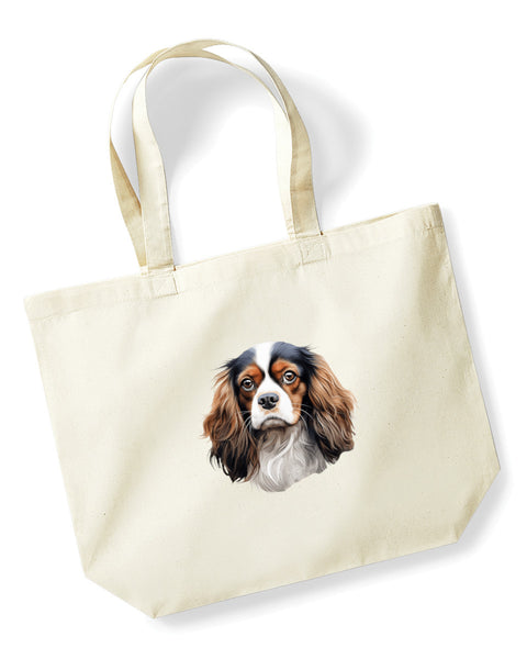 Cavalier King Charles Spaniel Dog DTF Transfer Gift Iron On Transfer Do it Yourself Heat Press for Clothing T Shirt Any Material Long Lasting (KCCS041)