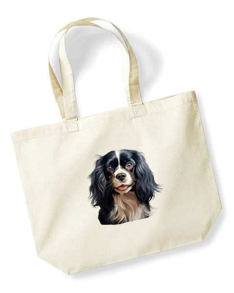 Cavalier King Charles Spaniel Dog DTF Transfer Gift Iron On Transfer Do it Yourself Heat Press for Clothing T Shirt Any Material Long Lasting (KCCS037)