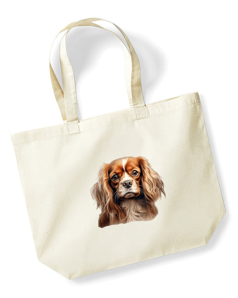 Cavalier King Charles Spaniel Dog DTF Transfer Gift Iron On Transfer Do it Yourself Heat Press for Clothing T Shirt Any Material Long Lasting (KCCS035)