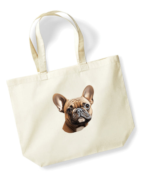 French Bulldog Dog DTF Transfer Gift Iron On Transfer Do it Yourself Heat Press Hot Cold Peel for Clothing T Shirt Any Material Long Lasting (FBD056)