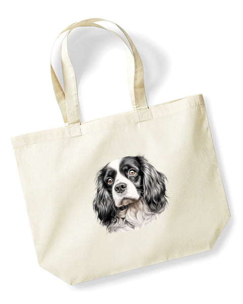 Cavalier King Charles Spaniel Dog DTF Transfer Gift Iron On Transfer Do it Yourself Heat Press for Clothing T Shirt Any Material Long Lasting (KCCS025)
