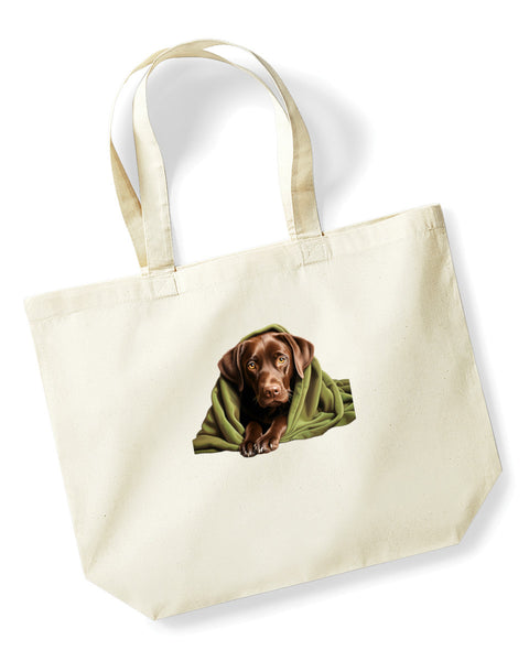 Labrador Dog DTF Transfer Gift Iron On Transfer Do it Yourself Heat Press Hot Cold Peel for Clothing T Shirt Any Material Long Lasting (LABCHOC011)