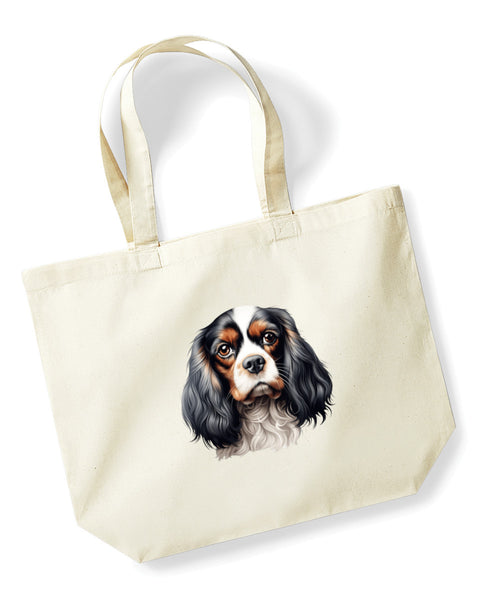 Cavalier King Charles Spaniel Dog DTF Transfer Gift Iron On Transfer Do it Yourself Heat Press for Clothing T Shirt Any Material Long Lasting (KCCS036)