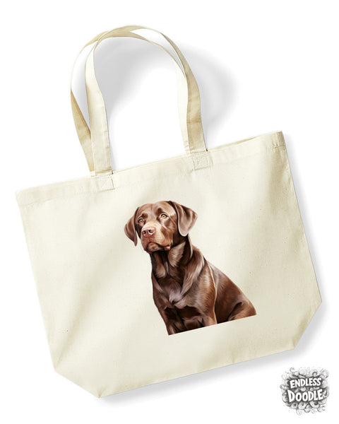 Labrador Dog DTF Transfer Gift Iron On Transfer Do it Yourself Heat Press Hot Cold Peel for Clothing T Shirt Any Material Long Lasting (LABCHOC003)