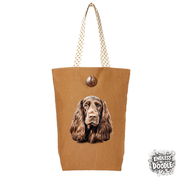 English Cocker Spaniel Dog DTF Transfer Gift Iron On Transfer Do it Yourself Heat Press for Clothing T Shirt Any Material Long Lasting (ECOCKS015)