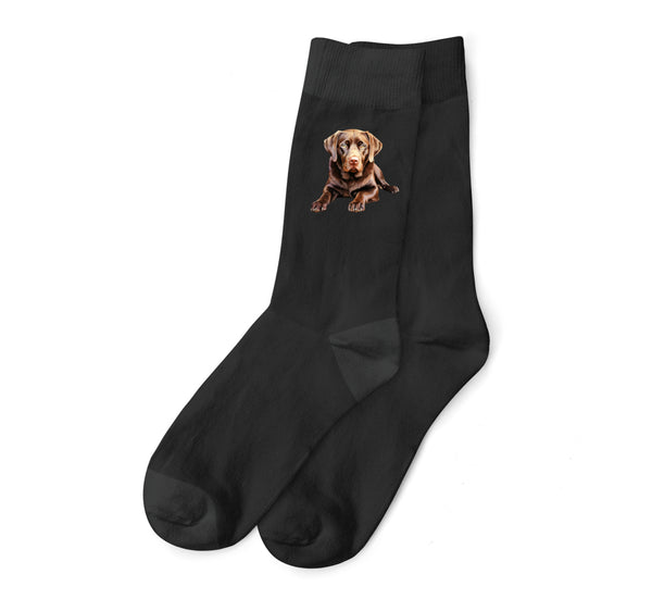 Labrador Dog DTF Transfer Gift Iron On Transfer Do it Yourself Heat Press Hot Cold Peel for Clothing T Shirt Any Material Long Lasting (LABCHOC007)