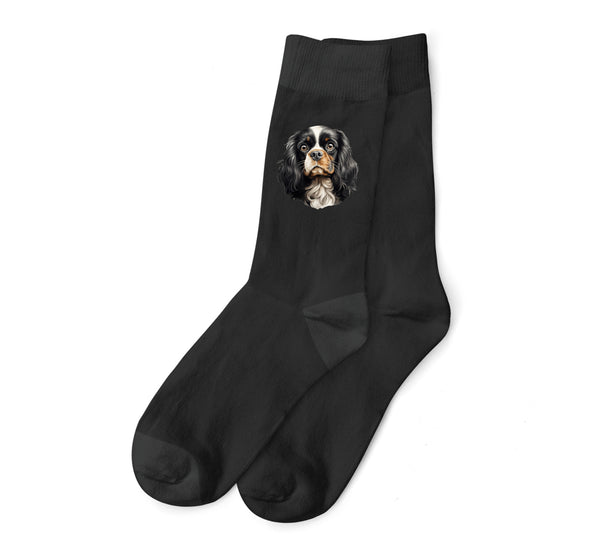 Cavalier King Charles Spaniel Dog DTF Transfer Gift Iron On Transfer Do it Yourself Heat Press for Clothing T Shirt Any Material Long Lasting (KCCS040)