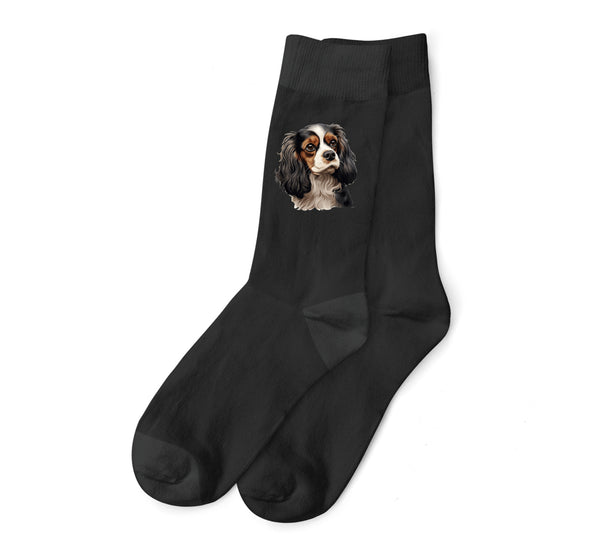 Cavalier King Charles Spaniel Dog DTF Transfer Gift Iron On Transfer Do it Yourself Heat Press for Clothing T Shirt Any Material Long Lasting (KCCS026)