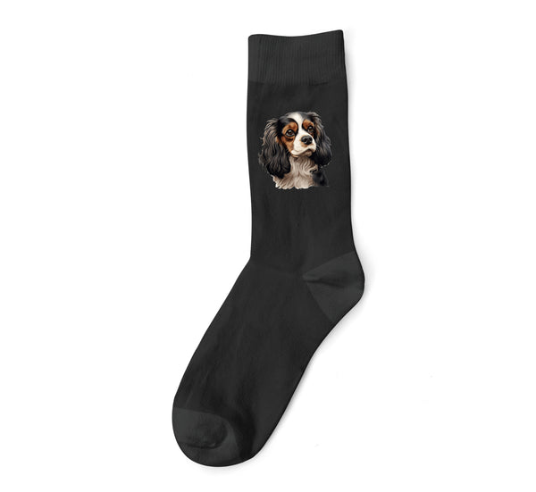 Cavalier King Charles Spaniel Dog DTF Transfer Gift Iron On Transfer Do it Yourself Heat Press for Clothing T Shirt Any Material Long Lasting (KCCS026)