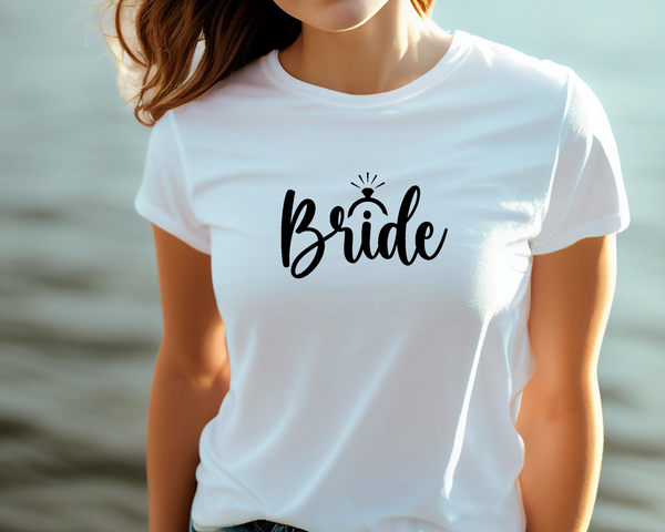 Wedding Hen Do Party DTF Transfer - Bride - Do it Yourself Iron On Heat Press Hot or Cold Peel Shirt Any Material Long Lasting Full Colour