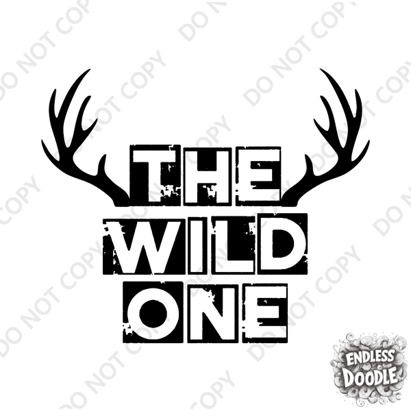 Wedding Groom Stag Do Party DTF Transfer - Wild One - Do it Yourself Iron On Heat Press Hot or Cold Peel Shirt Any Material Long Lasting Full Colour